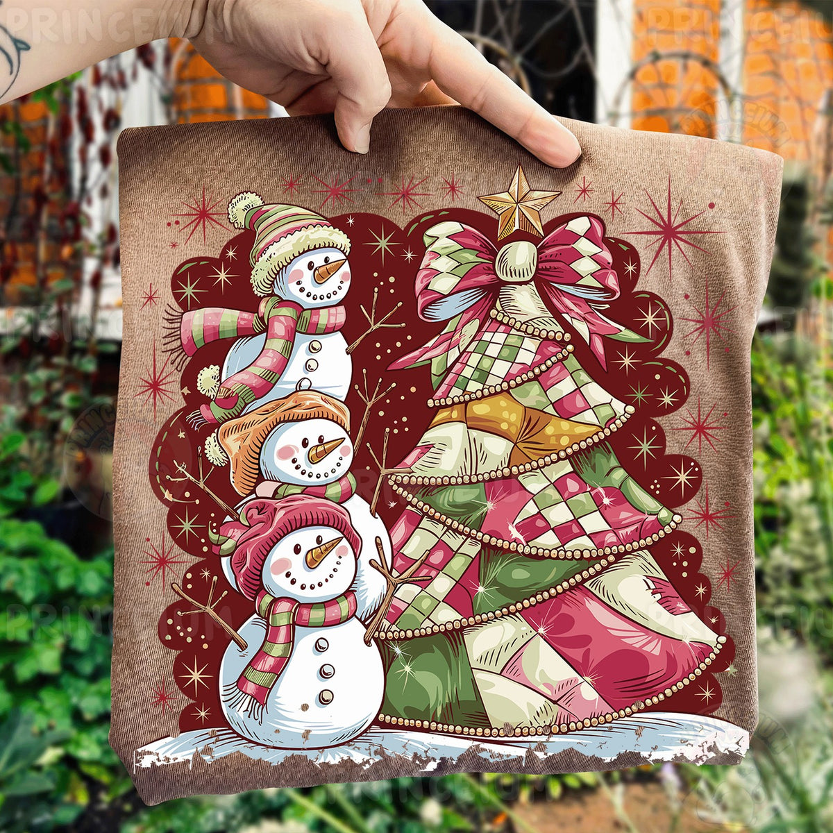 Snowman Stack & Patchwork Tree