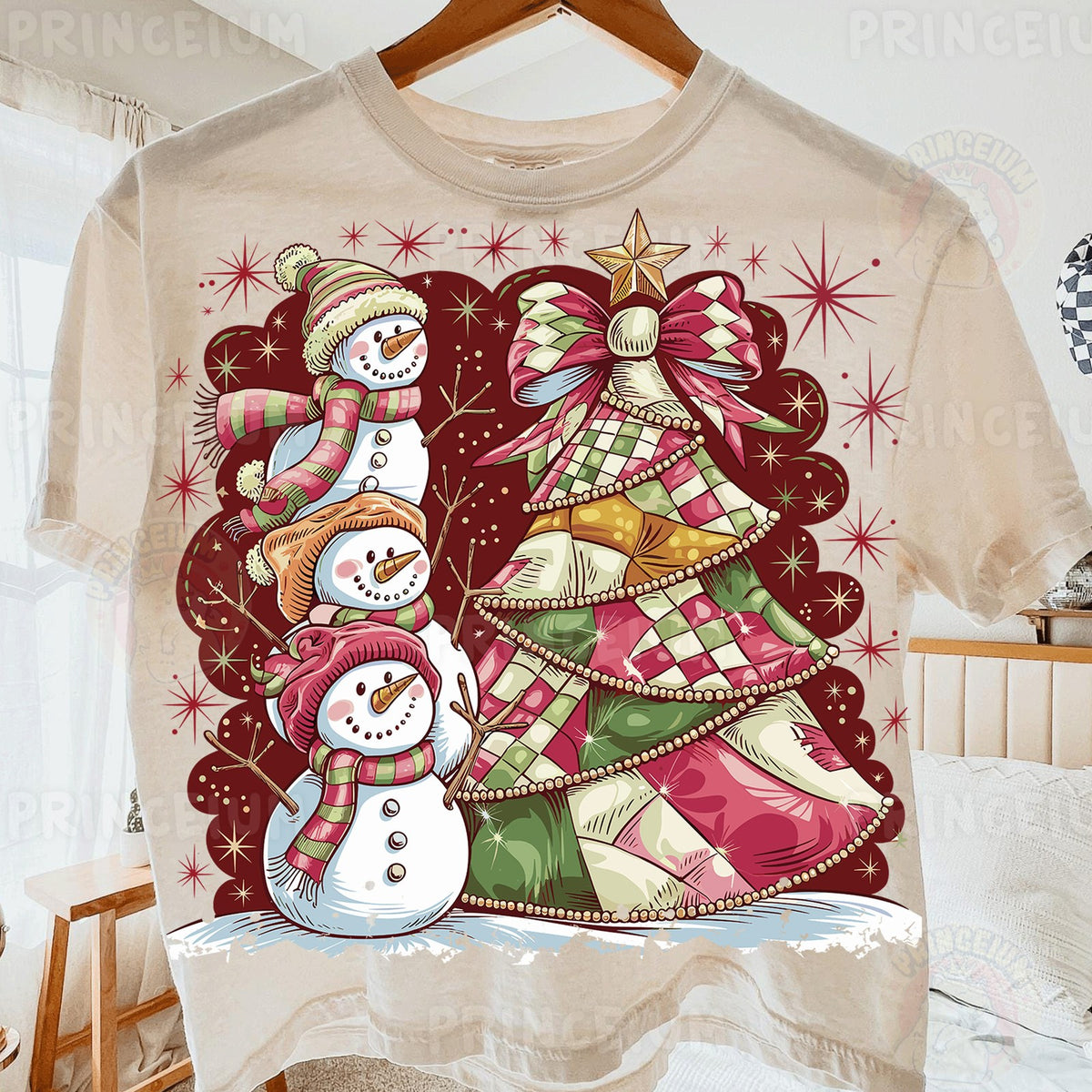 Snowman Stack & Patchwork Tree