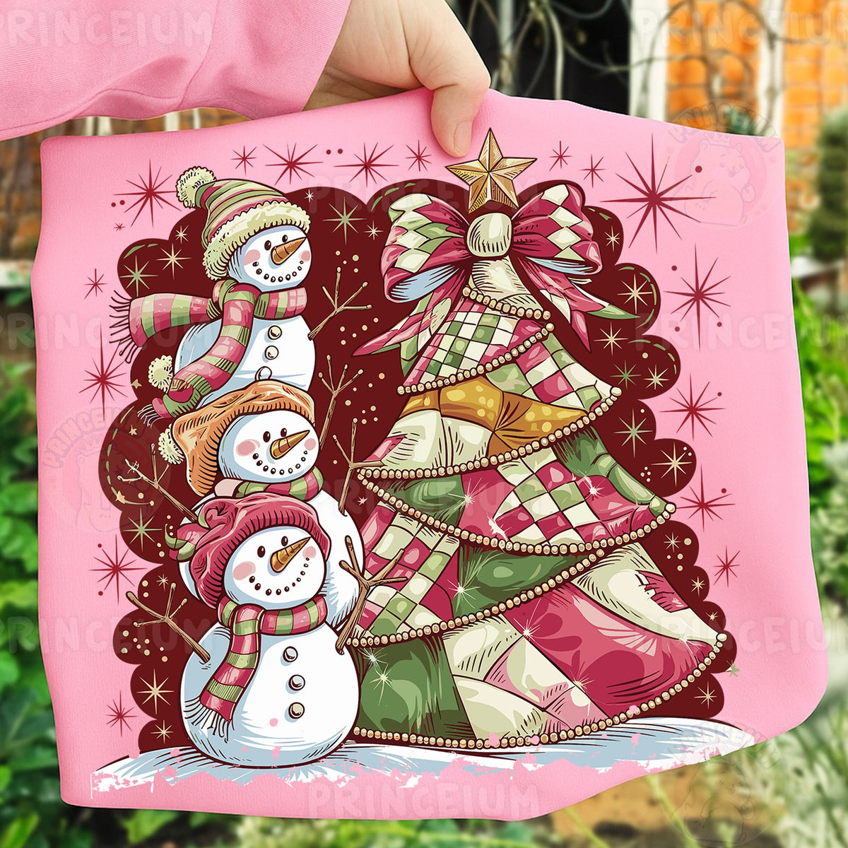 Snowman Stack & Patchwork Tree