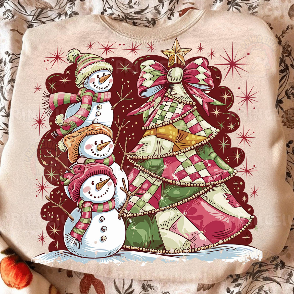 Snowman Stack & Patchwork Tree
