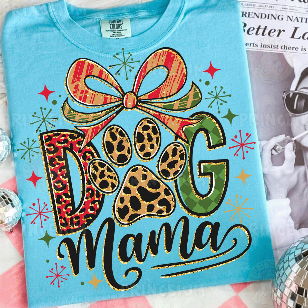 Christmas Dog Mama