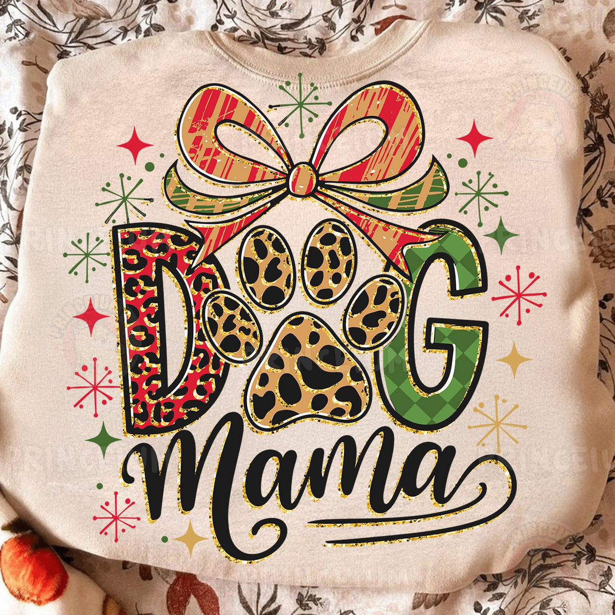 Christmas Dog Mama
