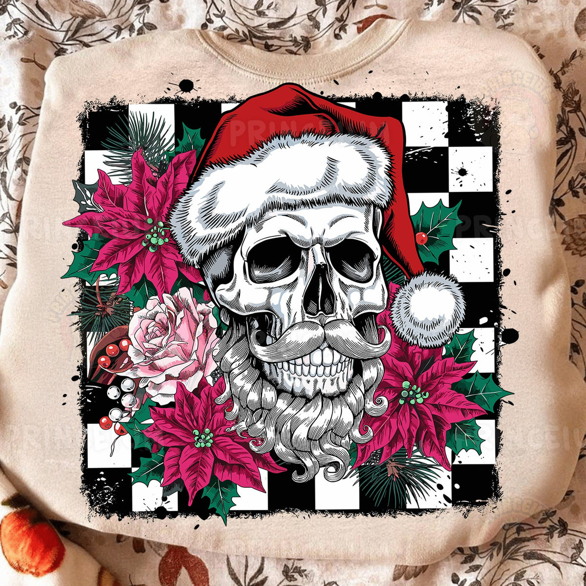 Skull Santa Christmas