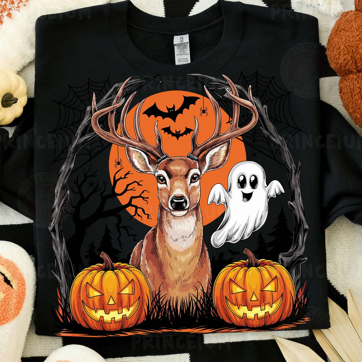 Spooky Deer & Ghost Halloween