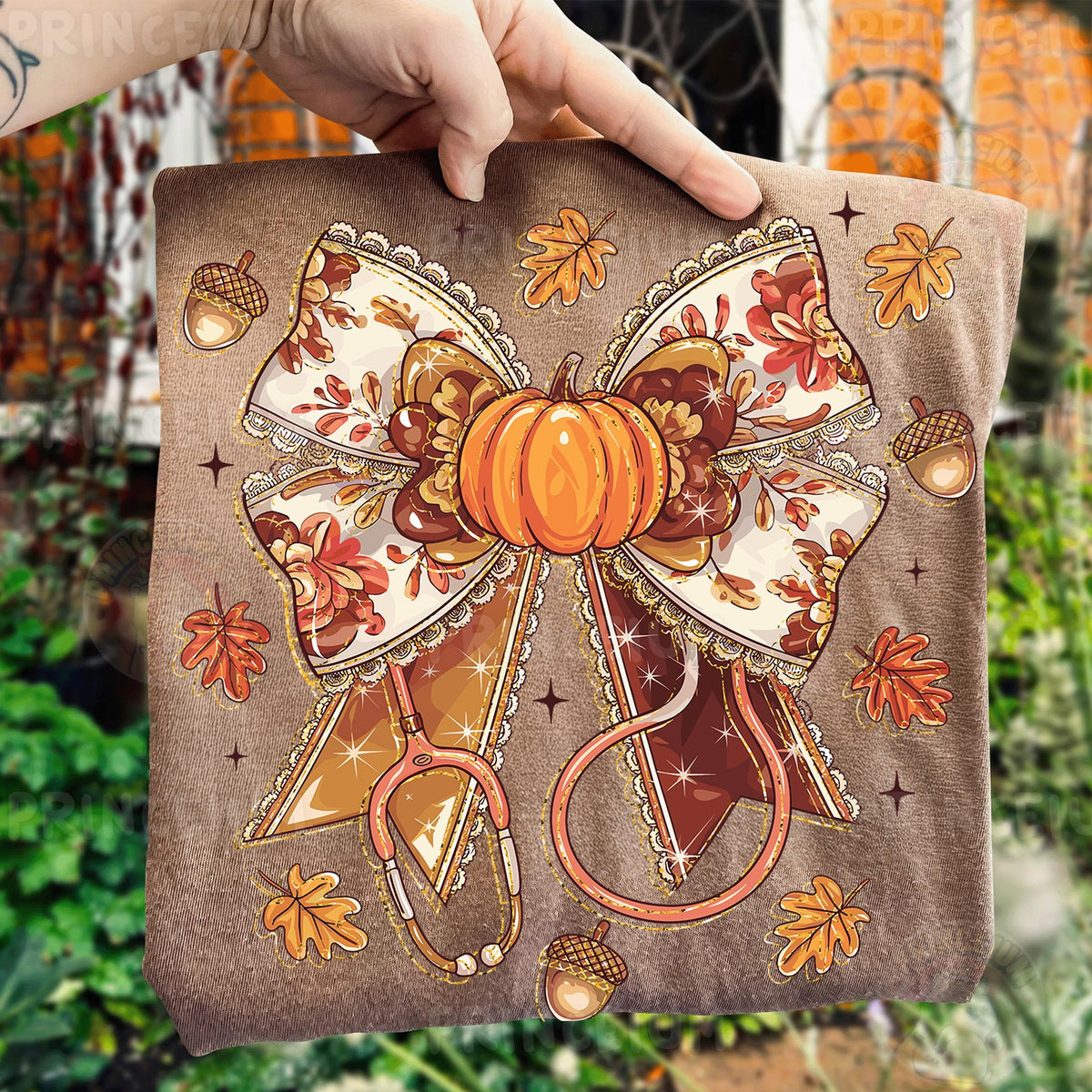 Fall Coquette Nurse Bow