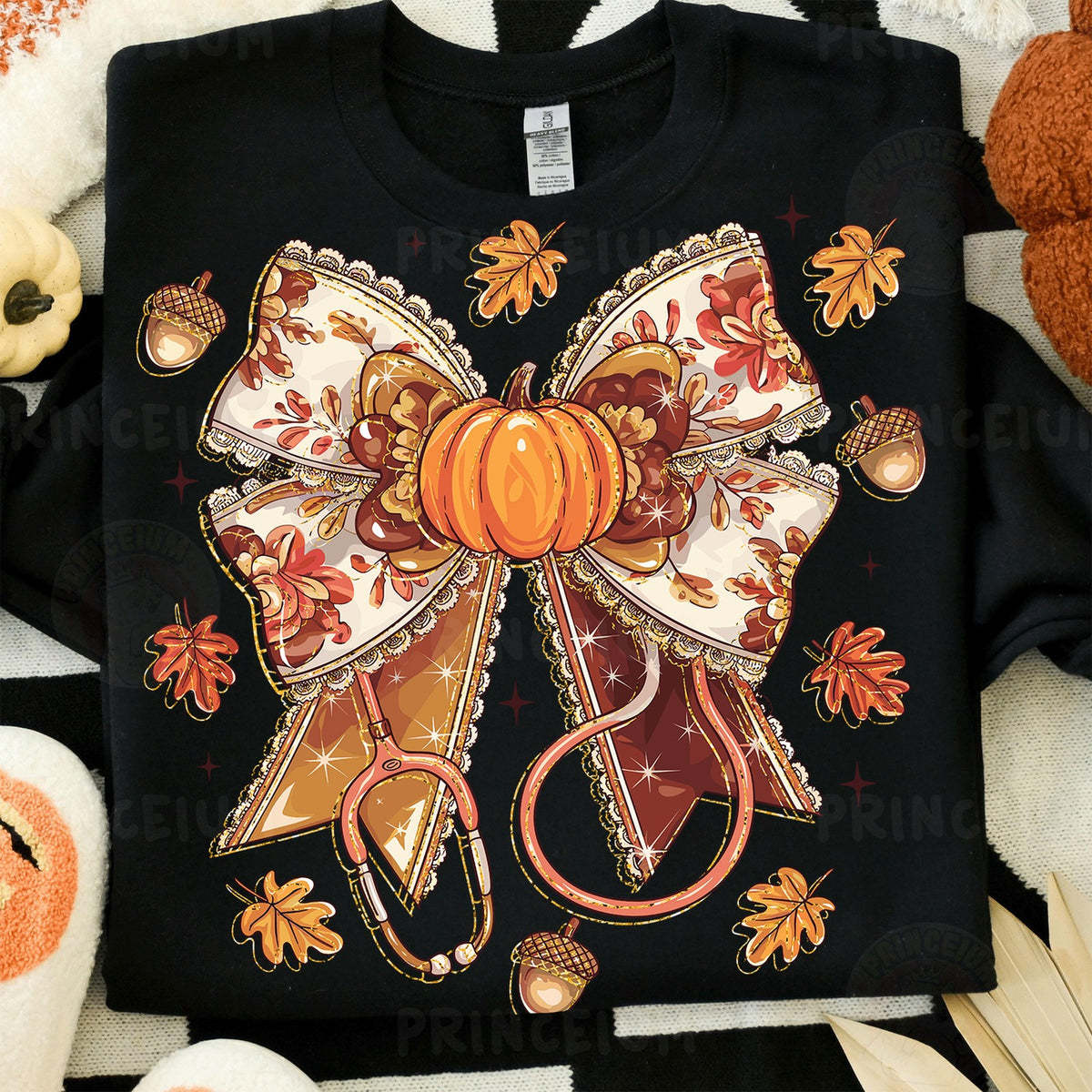 Fall Coquette Nurse Bow