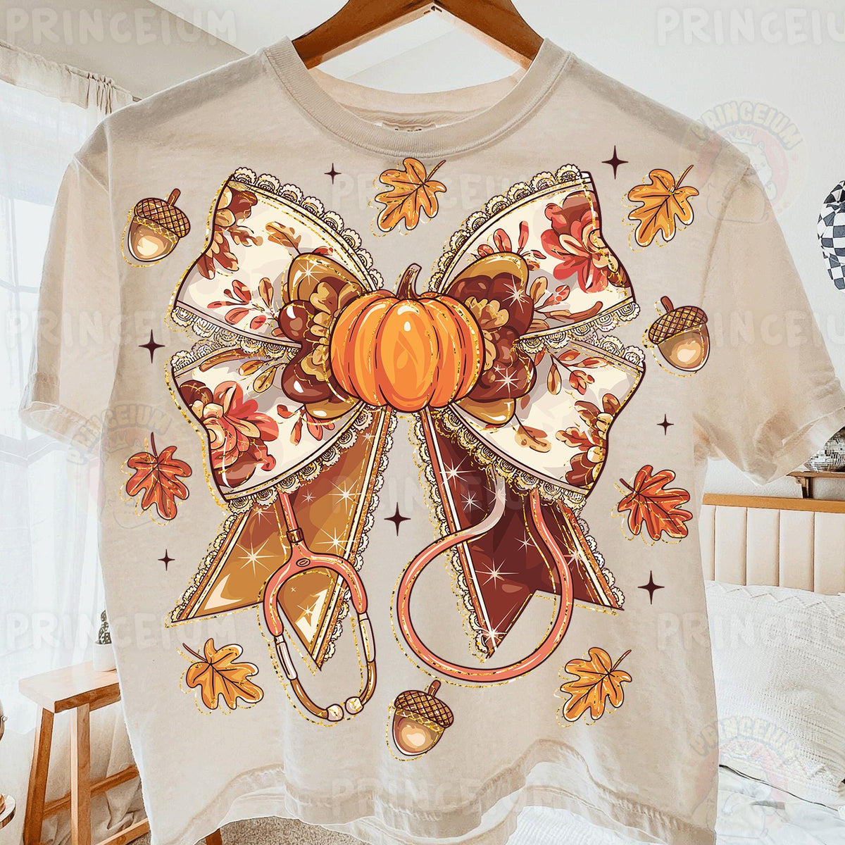 Fall Coquette Nurse Bow