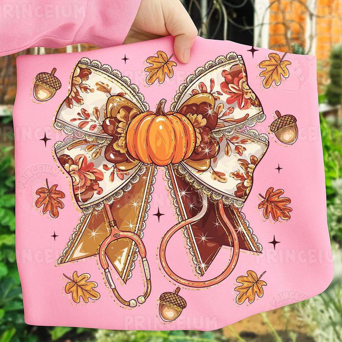 Fall Coquette Nurse Bow