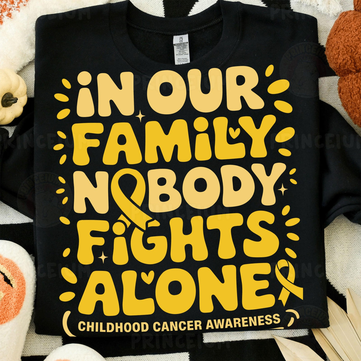 Gold T-Rex & Sunflower Childhood Cancer Bundle