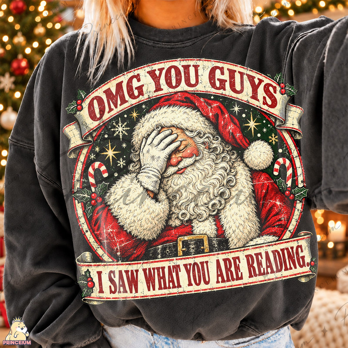 Facepalming Santa Funny Christmas