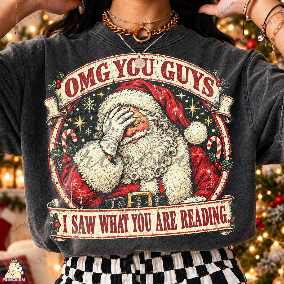 Facepalming Santa Funny Christmas