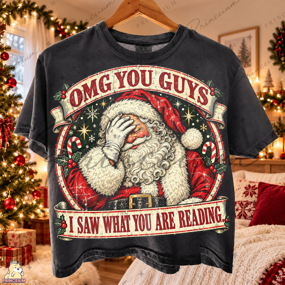 Facepalming Santa Funny Christmas