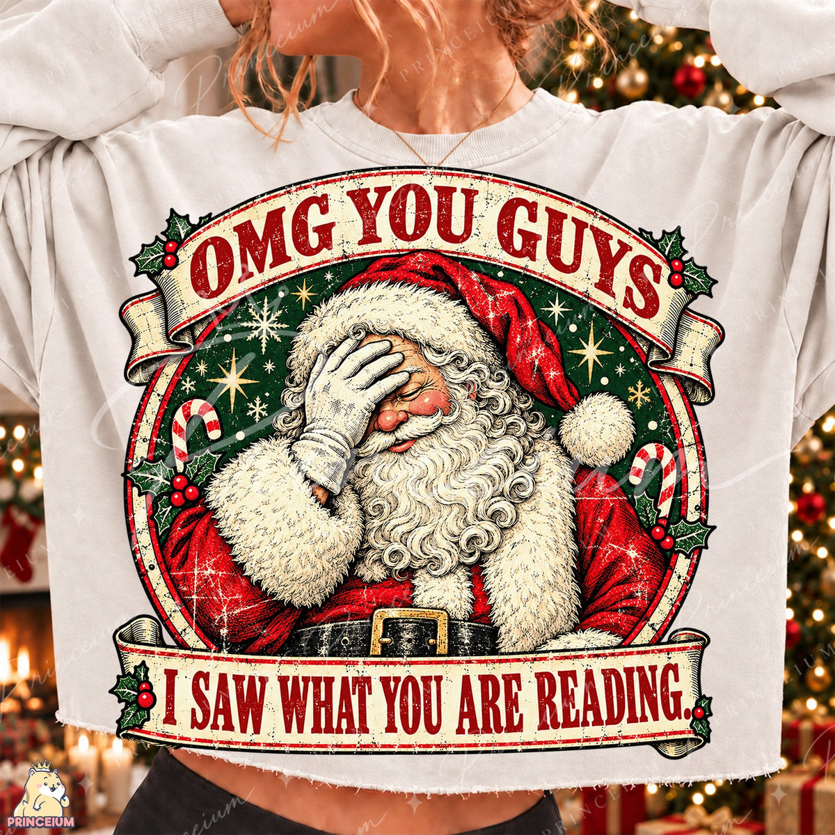 Facepalming Santa Funny Christmas