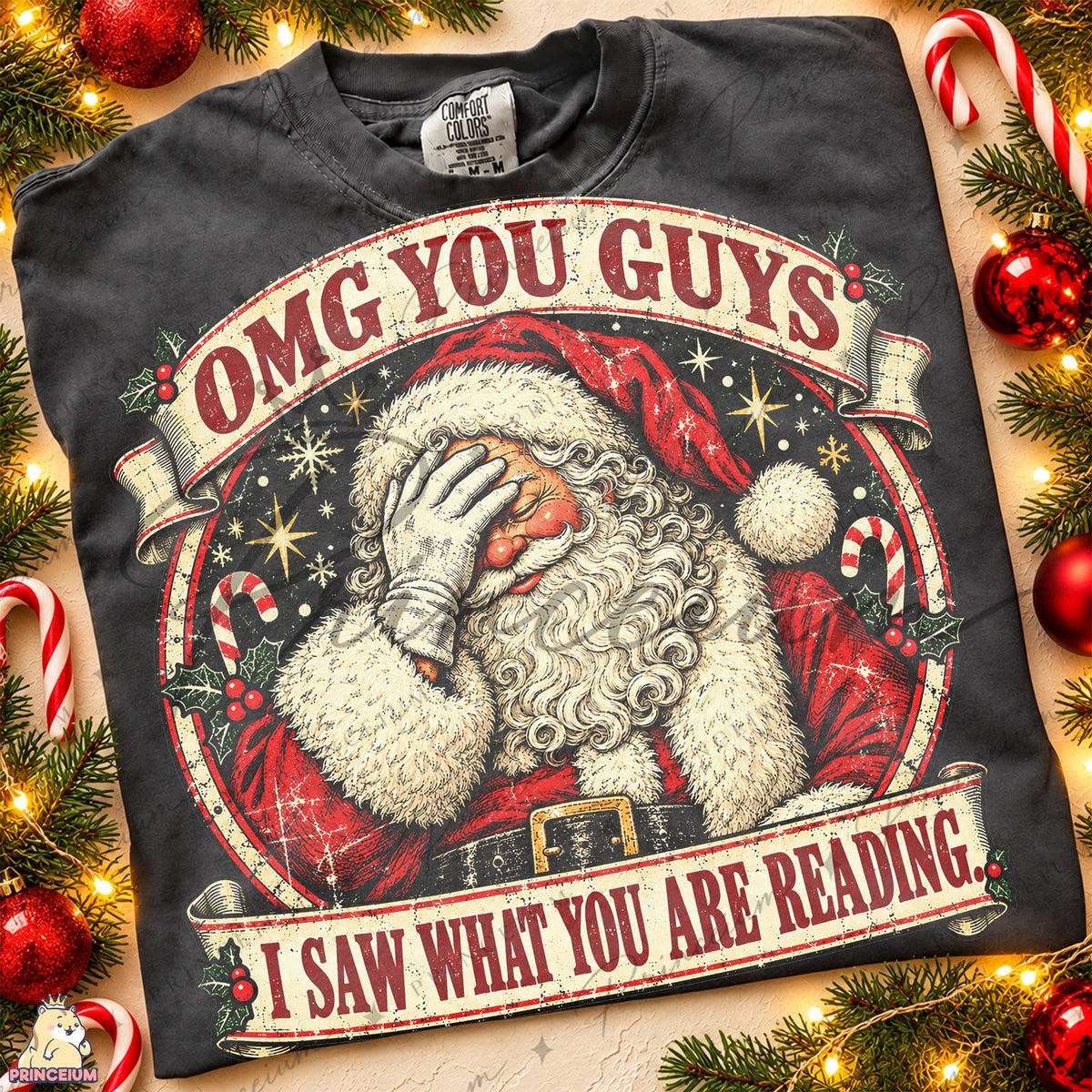 Facepalming Santa Funny Christmas