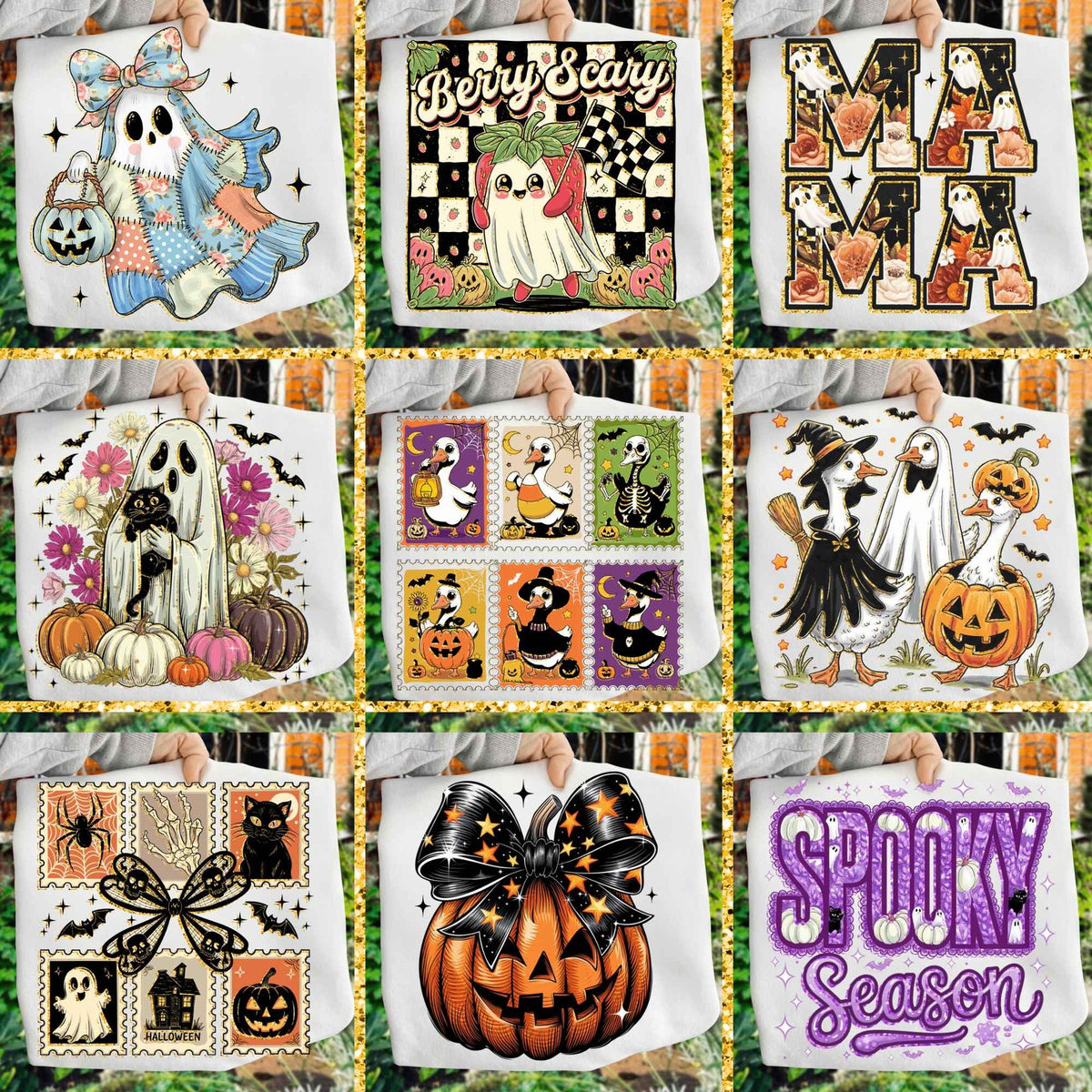 Berry Scary & Ghost Cat Halloween Bundle