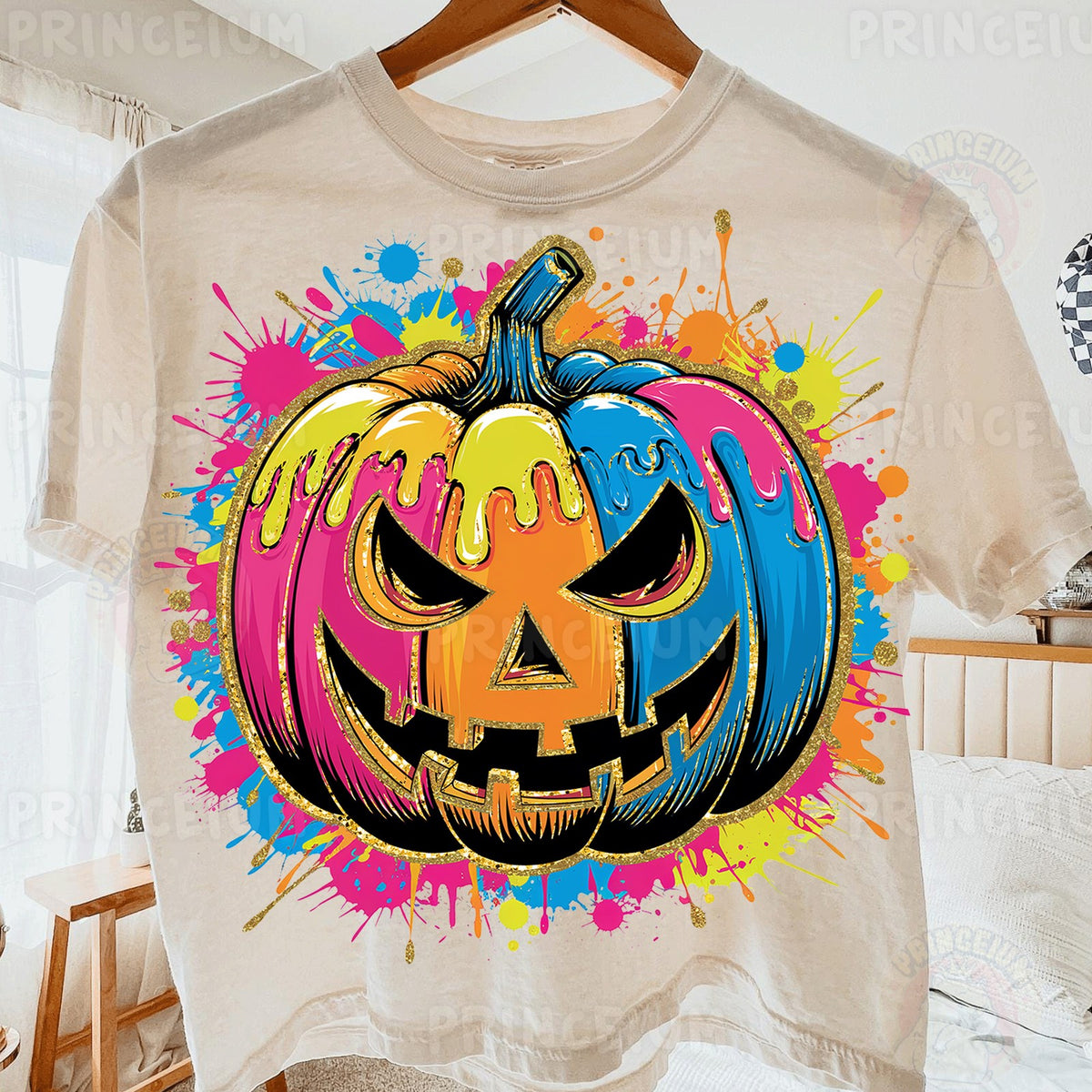 Neon Drip Jack-O-Lantern