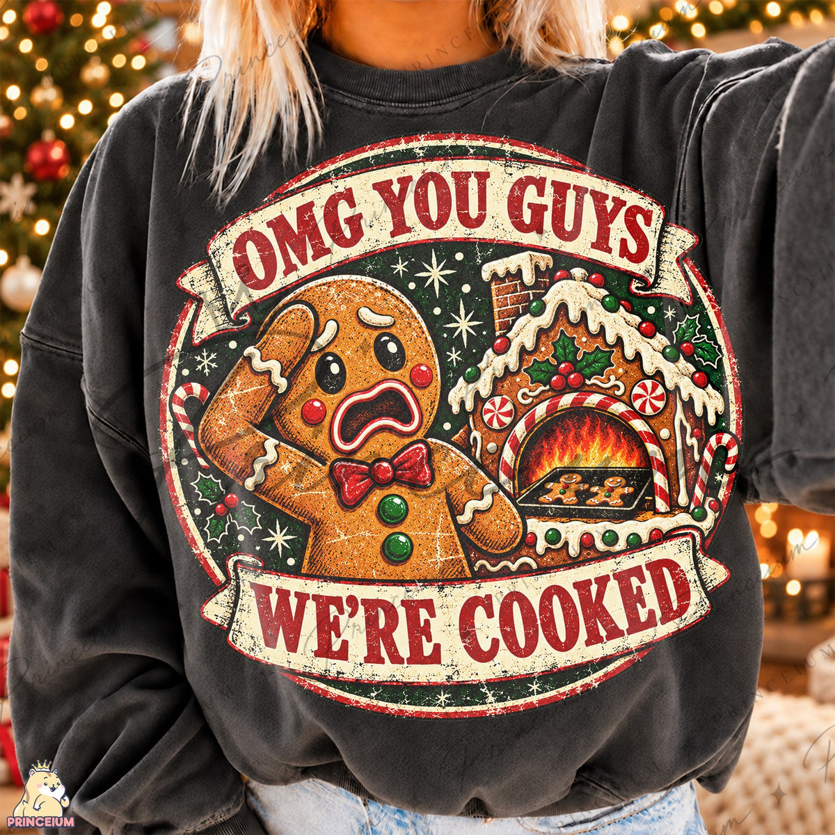 Panicked Gingerbread We're Cooked