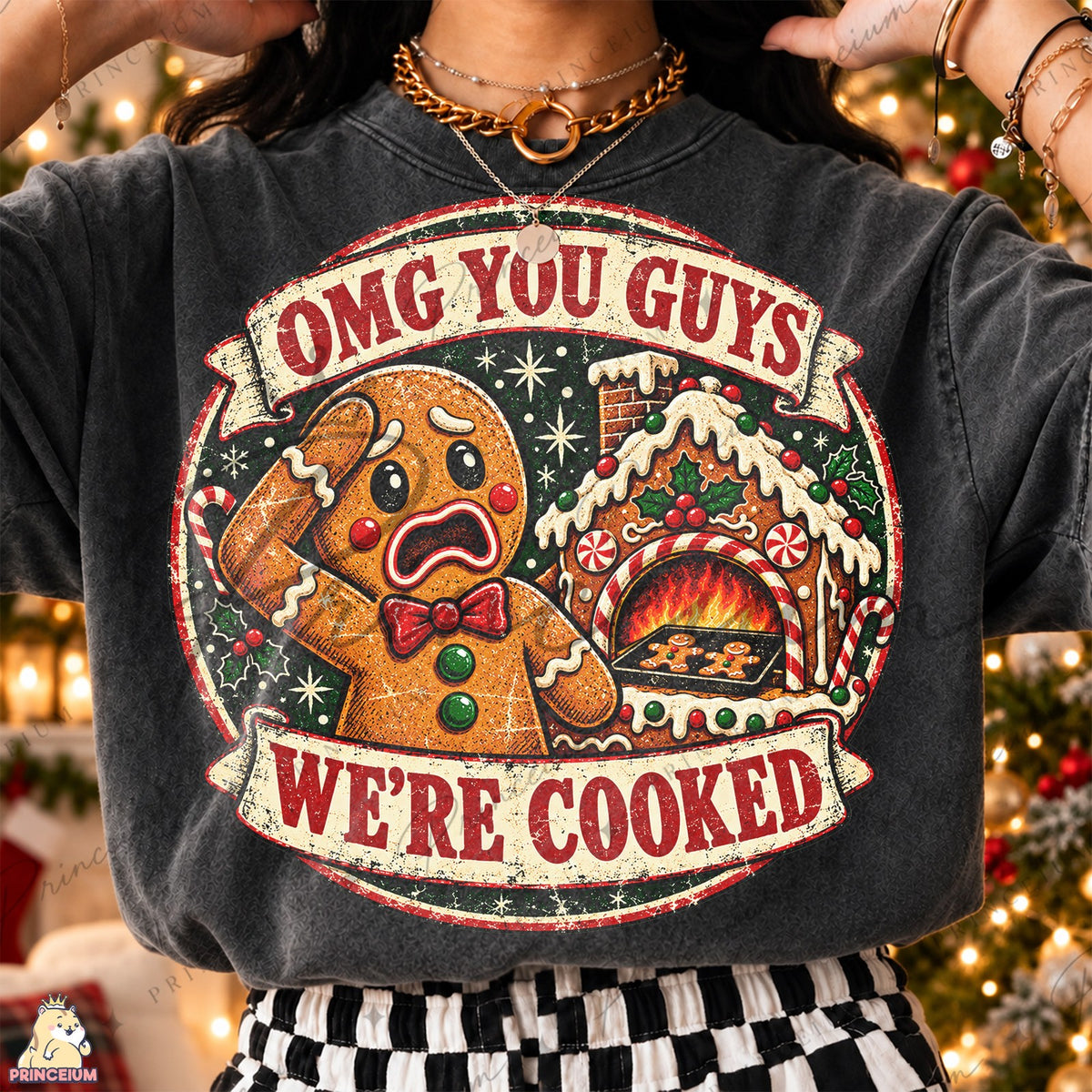 Panicked Gingerbread We're Cooked