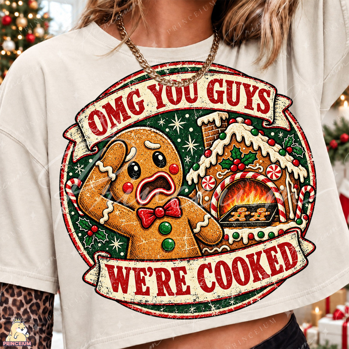 Panicked Gingerbread We're Cooked