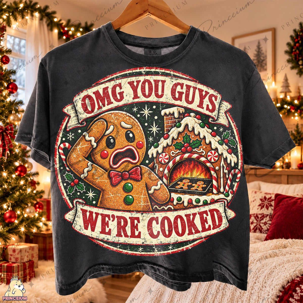 Panicked Gingerbread We're Cooked