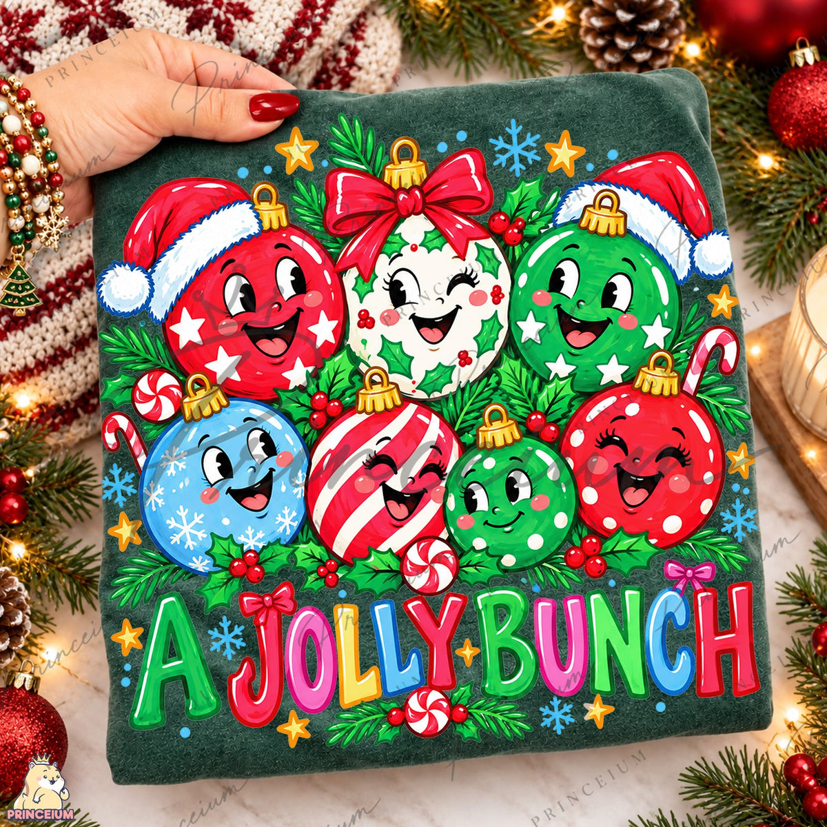 A Jolly Bunch Christmas Ornaments