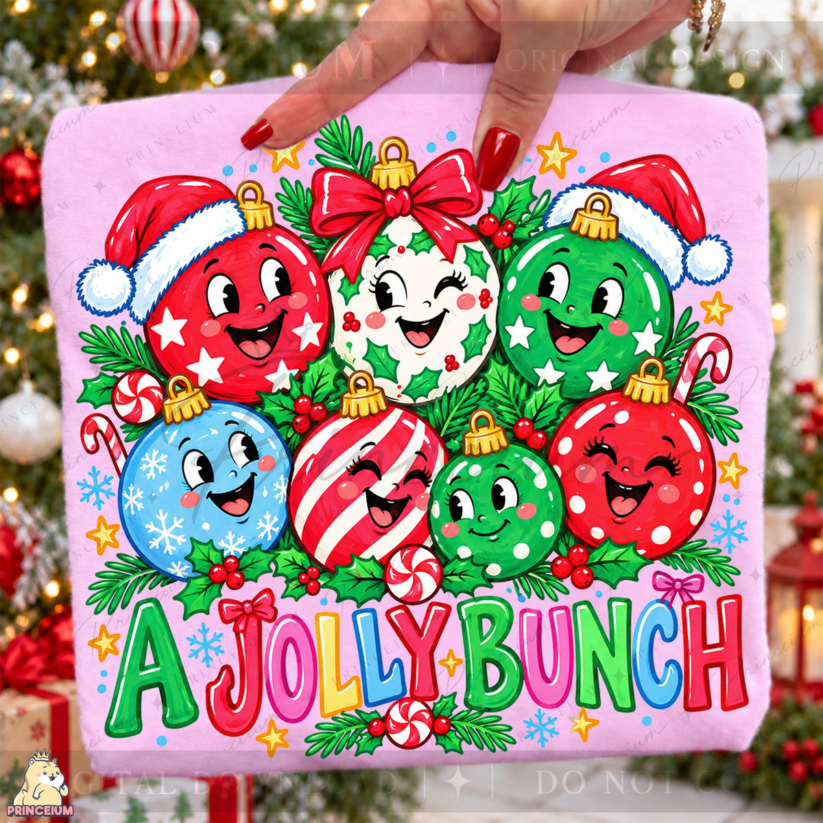 A Jolly Bunch Christmas Ornaments