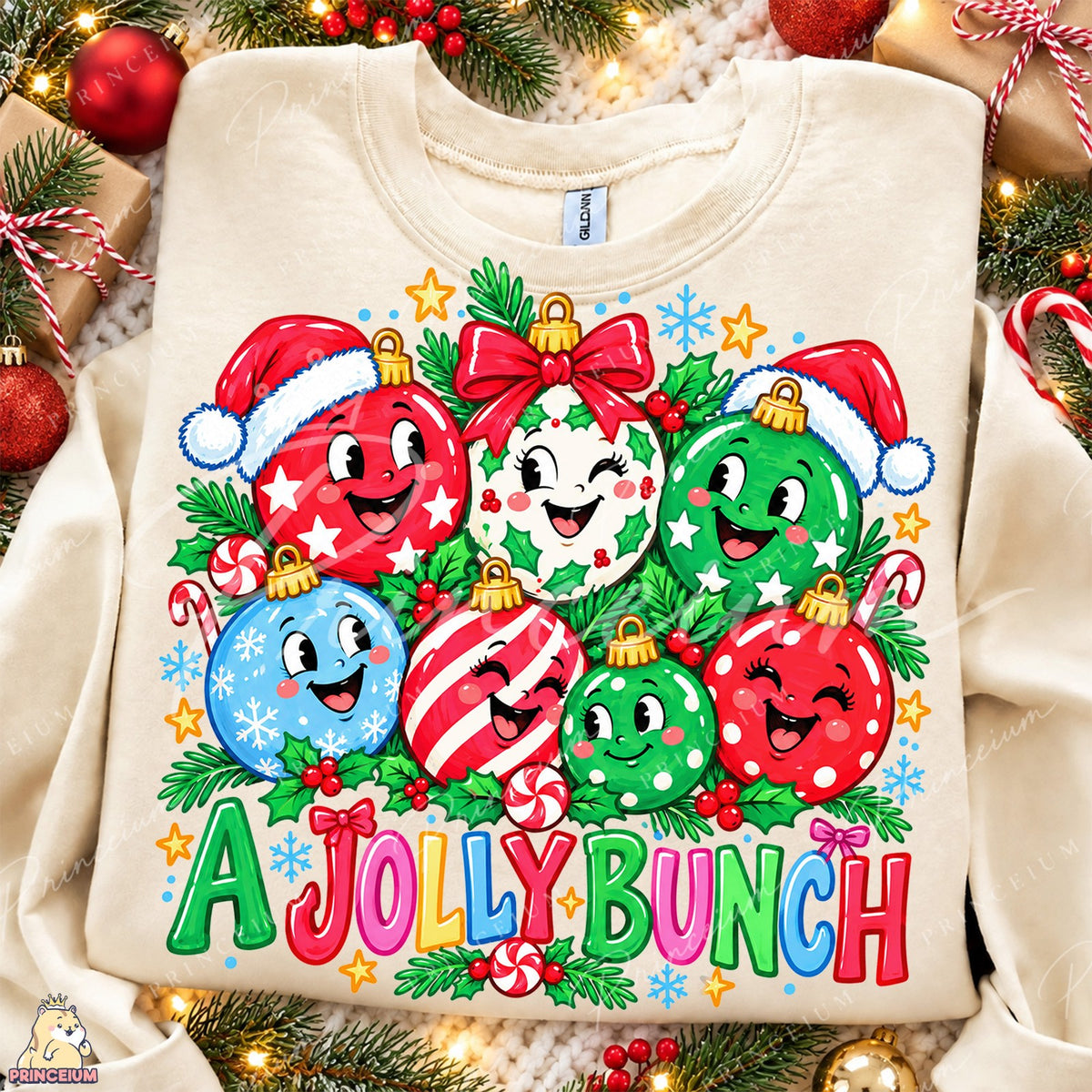 A Jolly Bunch Christmas Ornaments