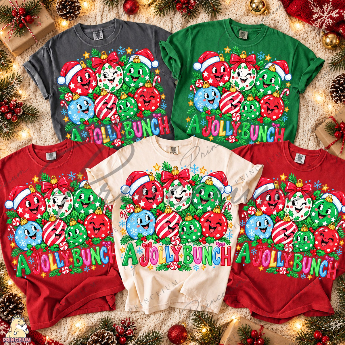 A Jolly Bunch Christmas Ornaments