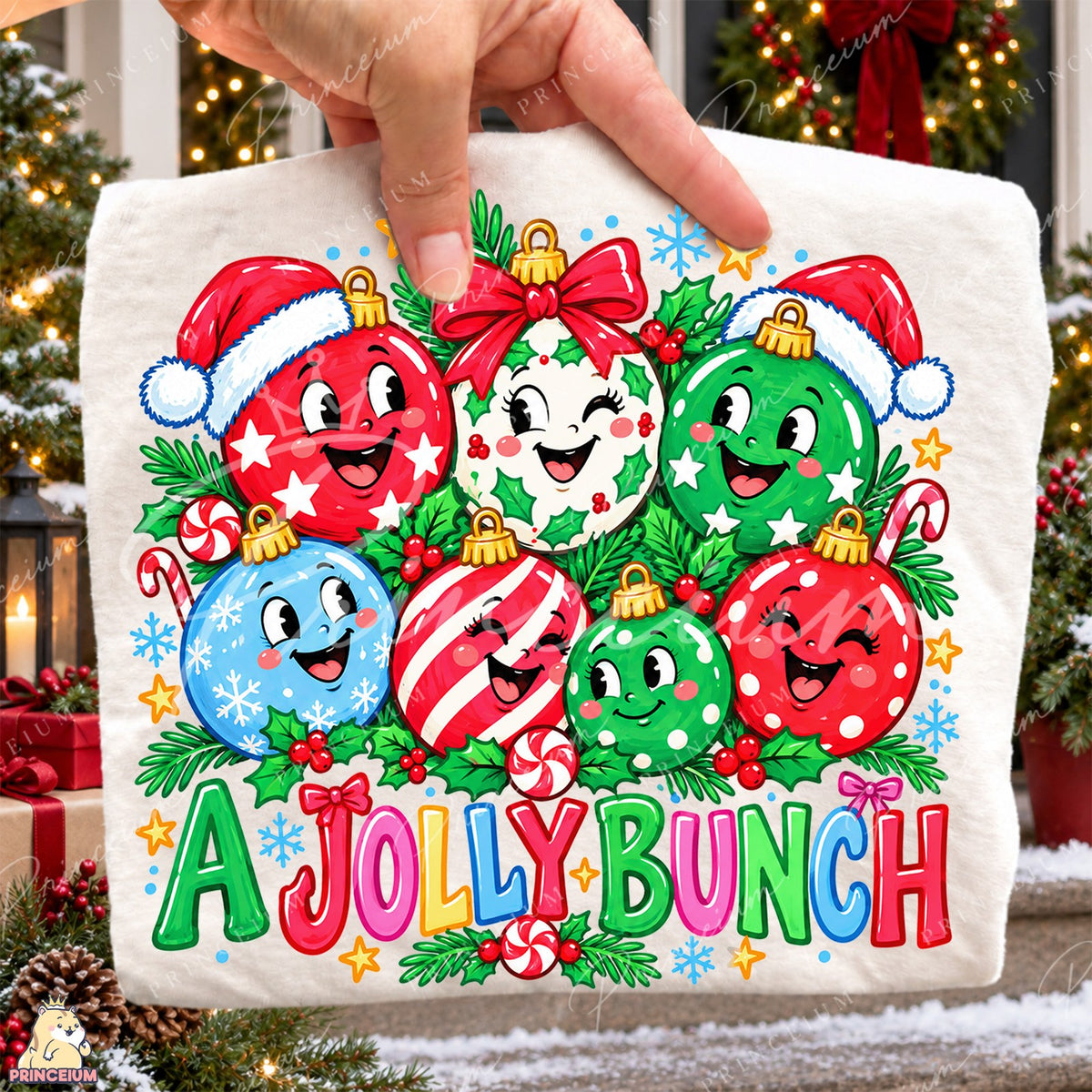 A Jolly Bunch Christmas Ornaments