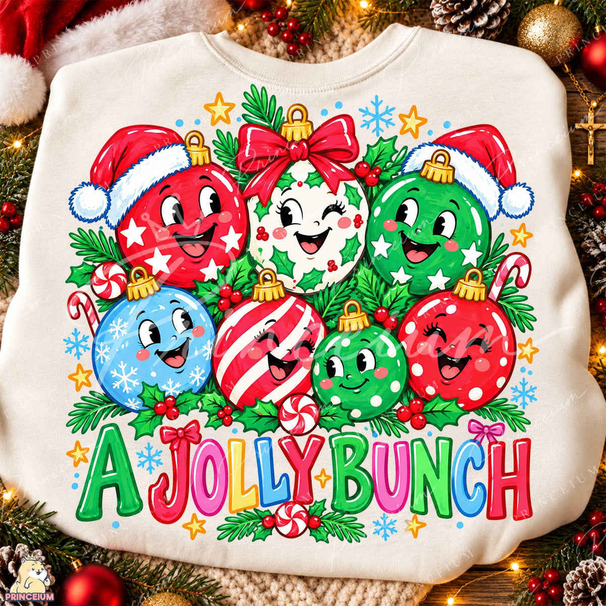 A Jolly Bunch Christmas Ornaments