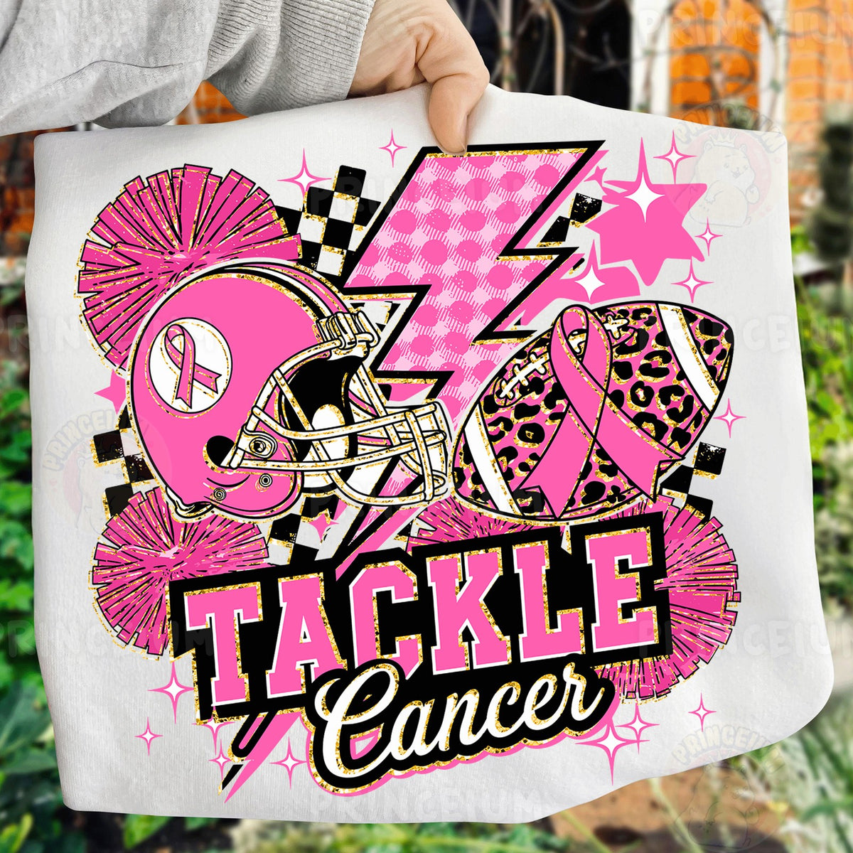 Tackle Cancer Pink Football