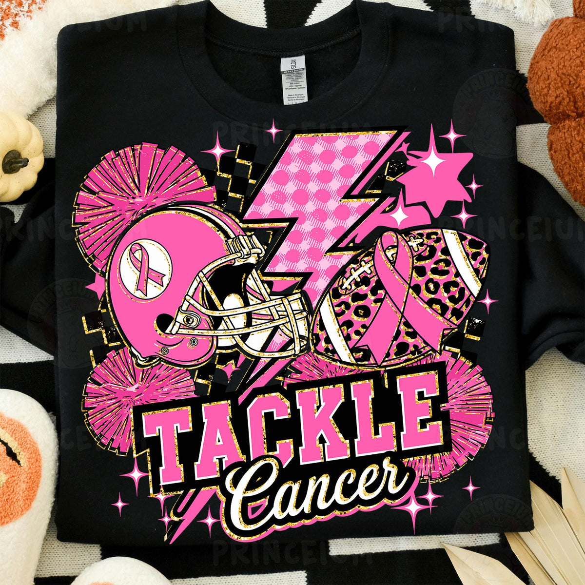 Tackle Cancer Pink Football