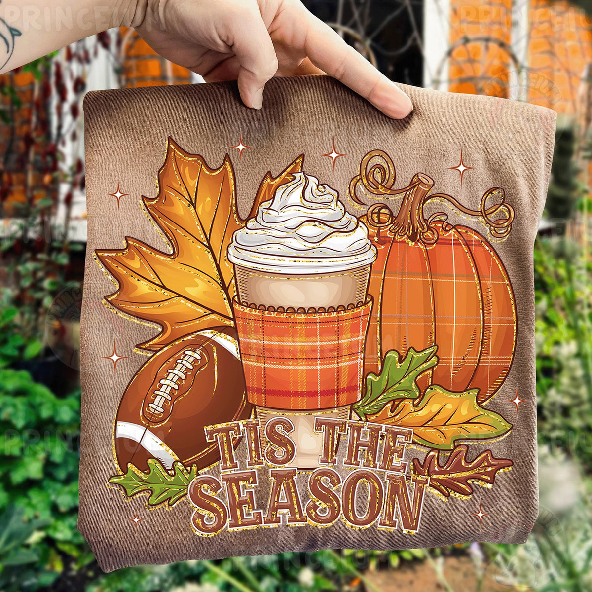Tis The Season Pumpkin Spice Football