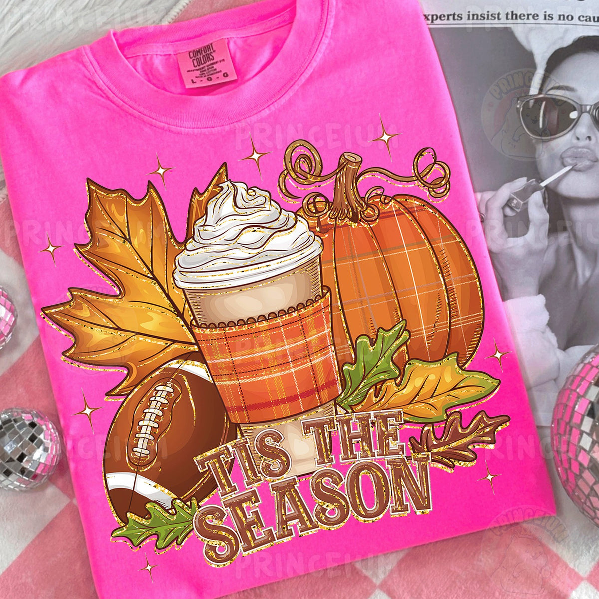 Tis The Season Pumpkin Spice Football