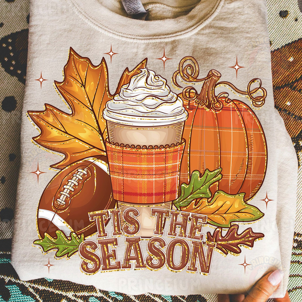 Tis The Season Pumpkin Spice Football