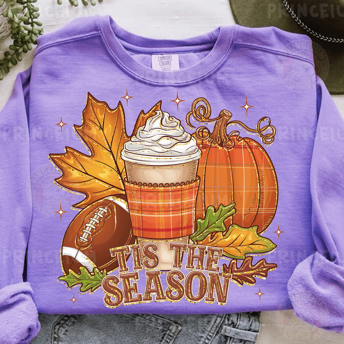 Tis The Season Pumpkin Spice Football