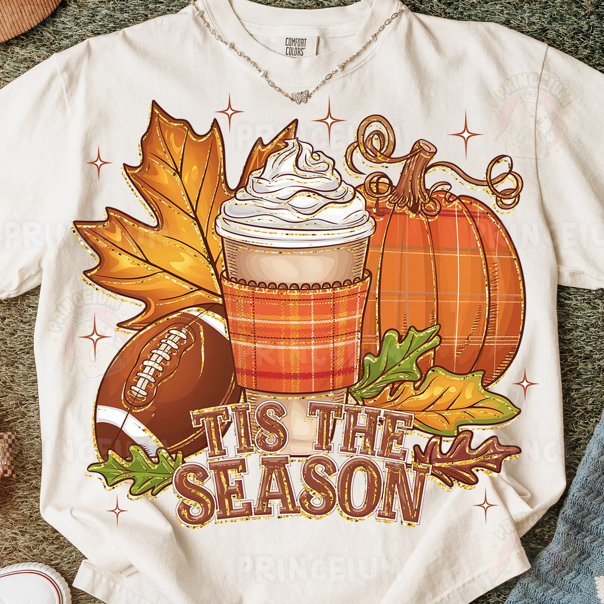 Tis The Season Pumpkin Spice Football