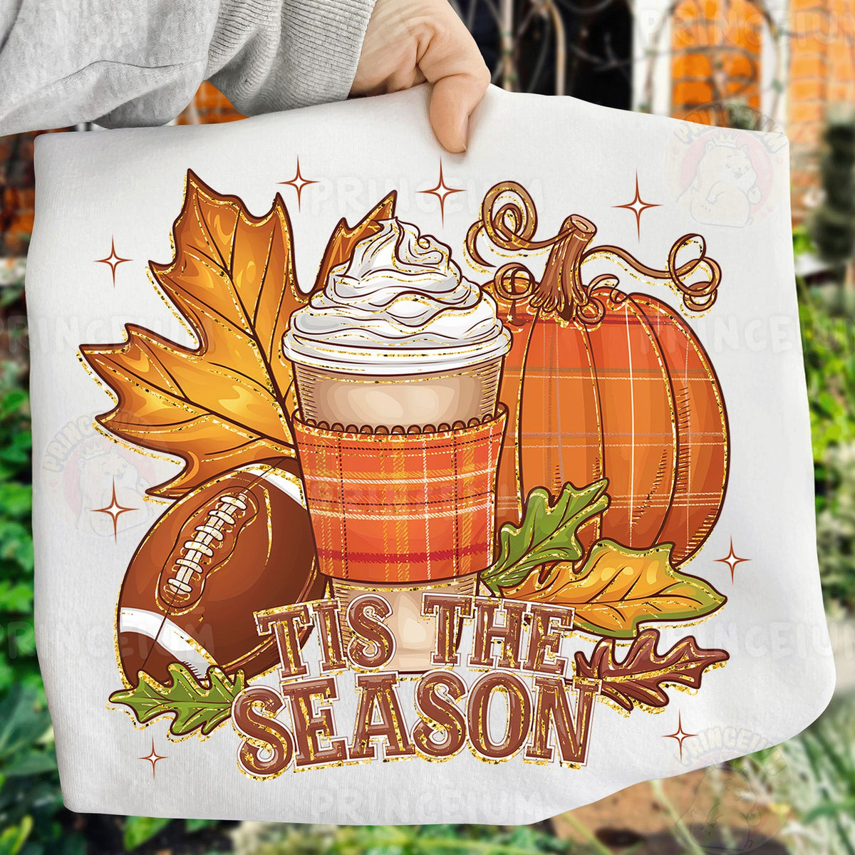 Tis The Season Pumpkin Spice Football