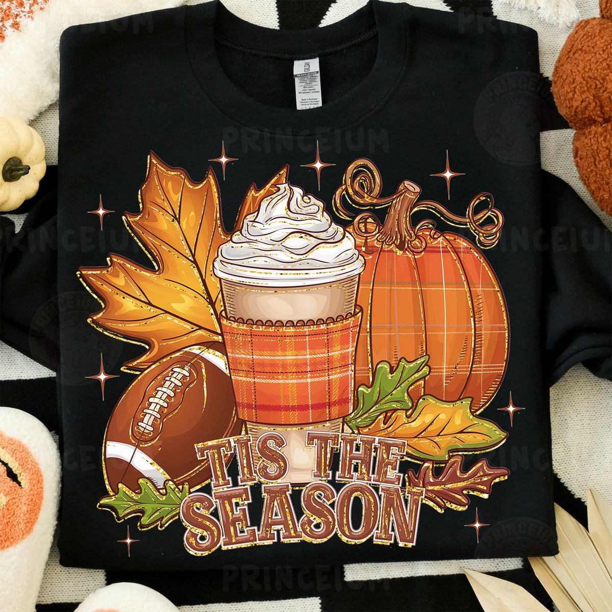 Tis The Season Pumpkin Spice Football
