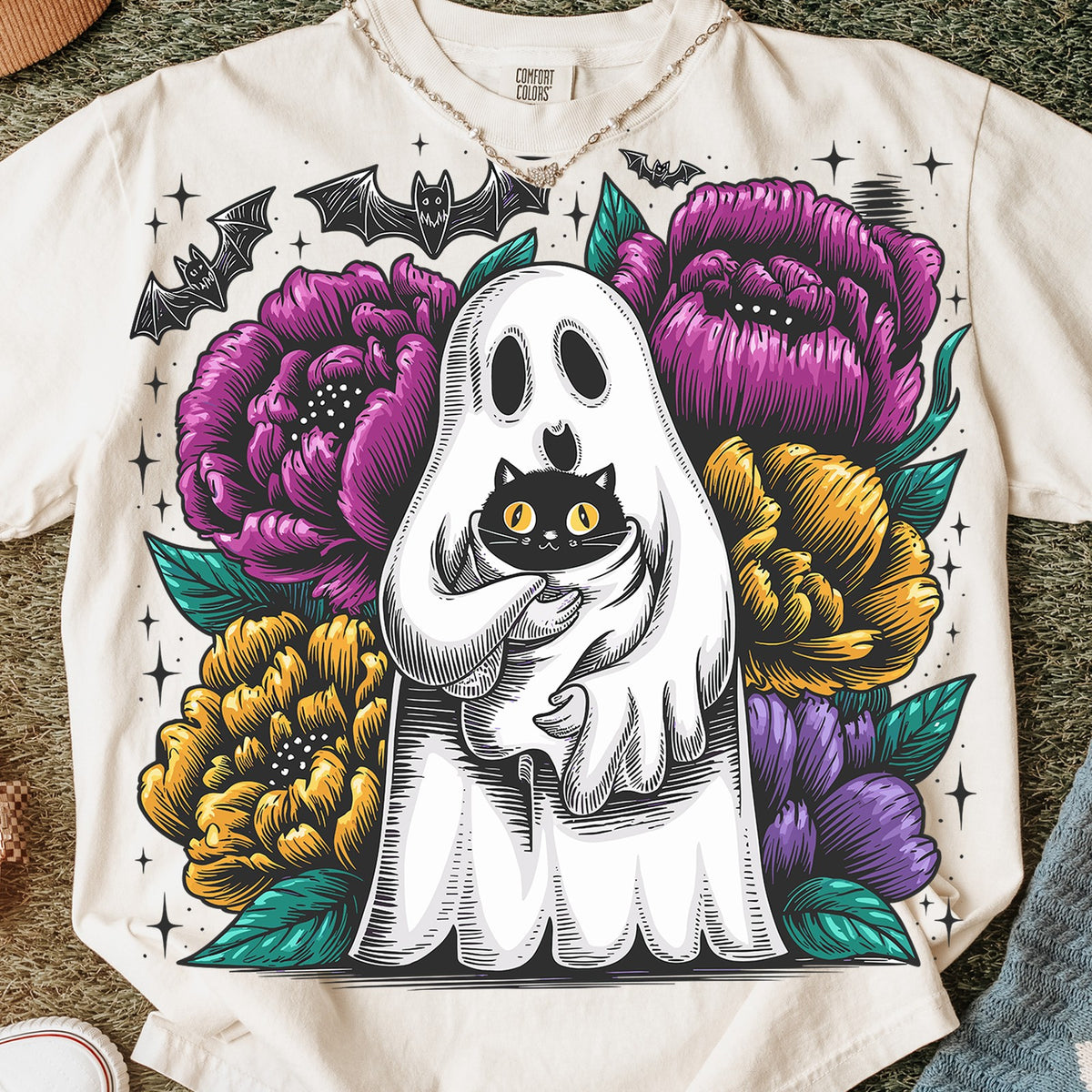 Boo Ghost & Vampire Cat Halloween Bundle