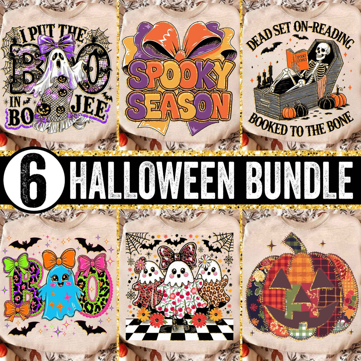 Booked to the Bone Halloween Bundle