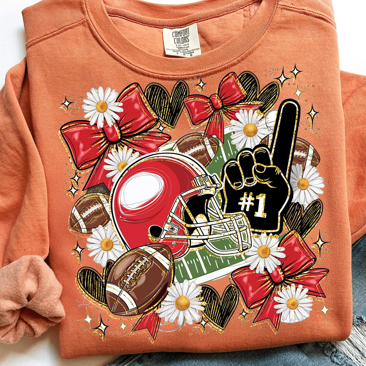 Coquette Game Day Football