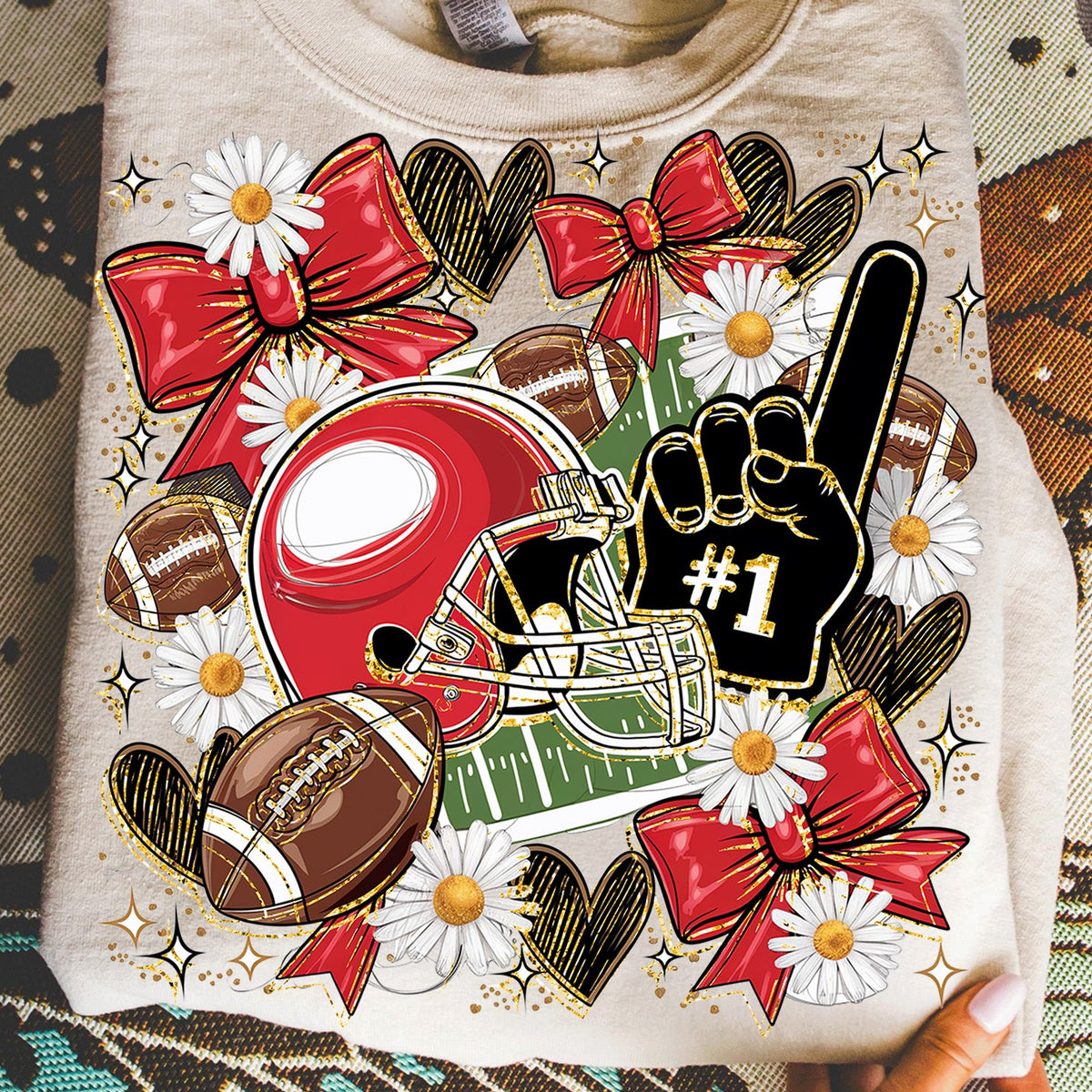 Coquette Game Day Football