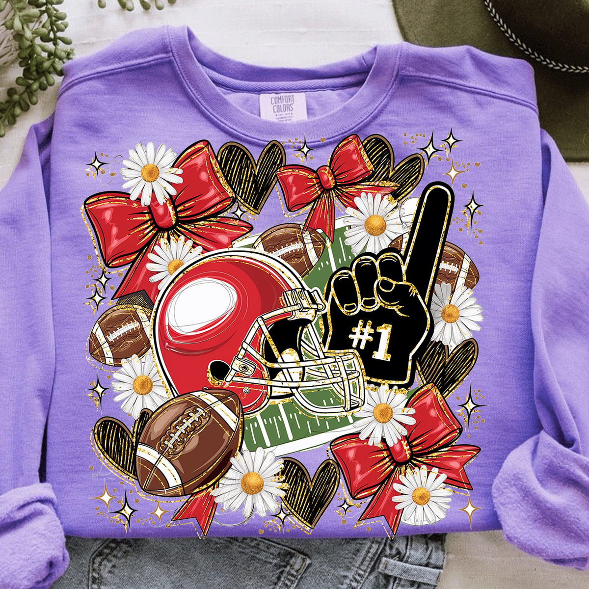 Coquette Game Day Football