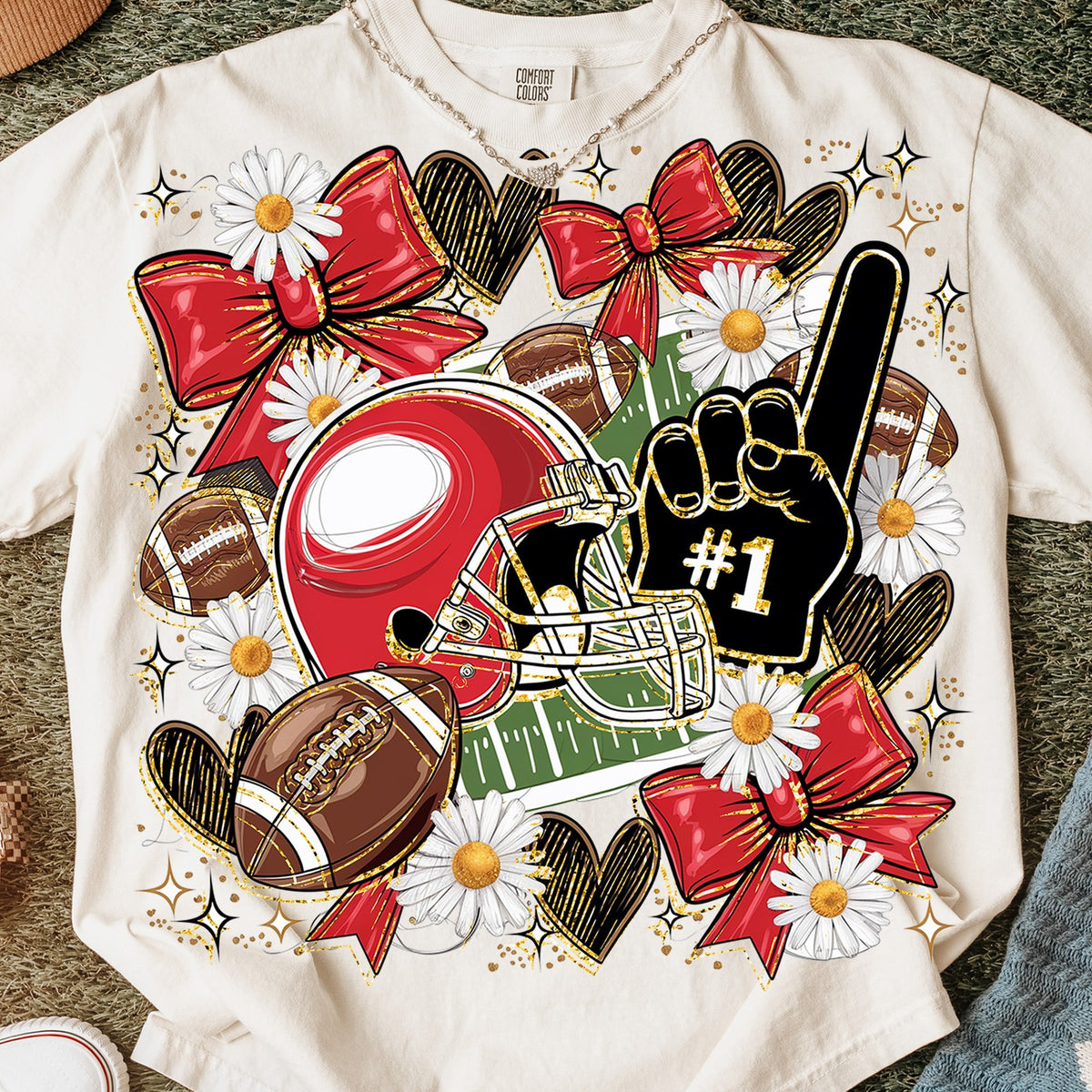 Coquette Game Day Football