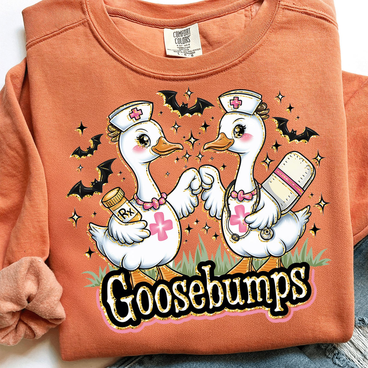 Goosebumps Nurse Geese