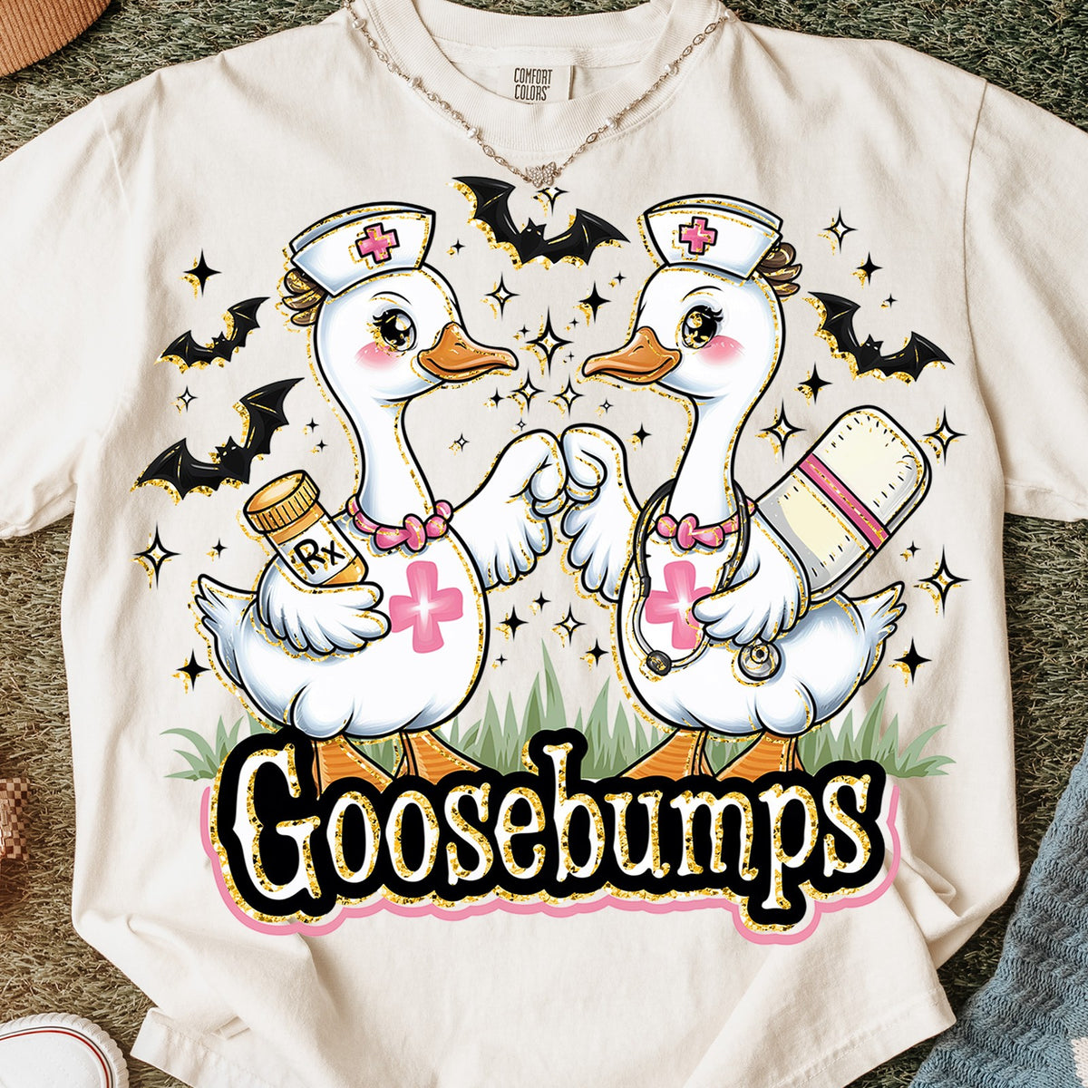 Goosebumps Nurse Geese