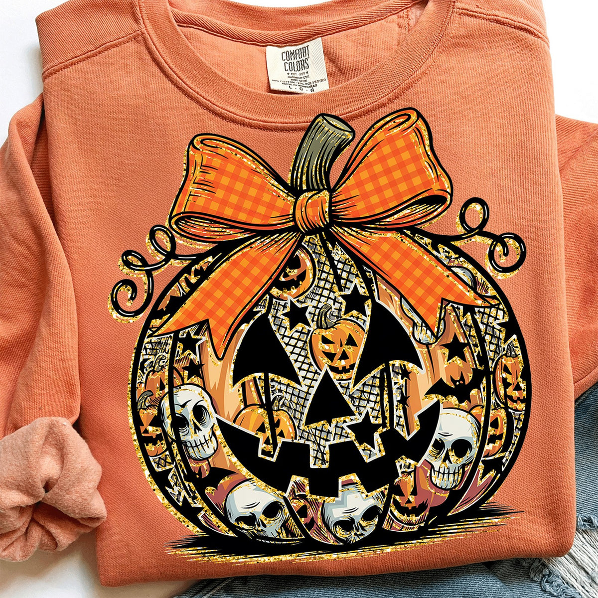 Coquette Pumpkin Bow