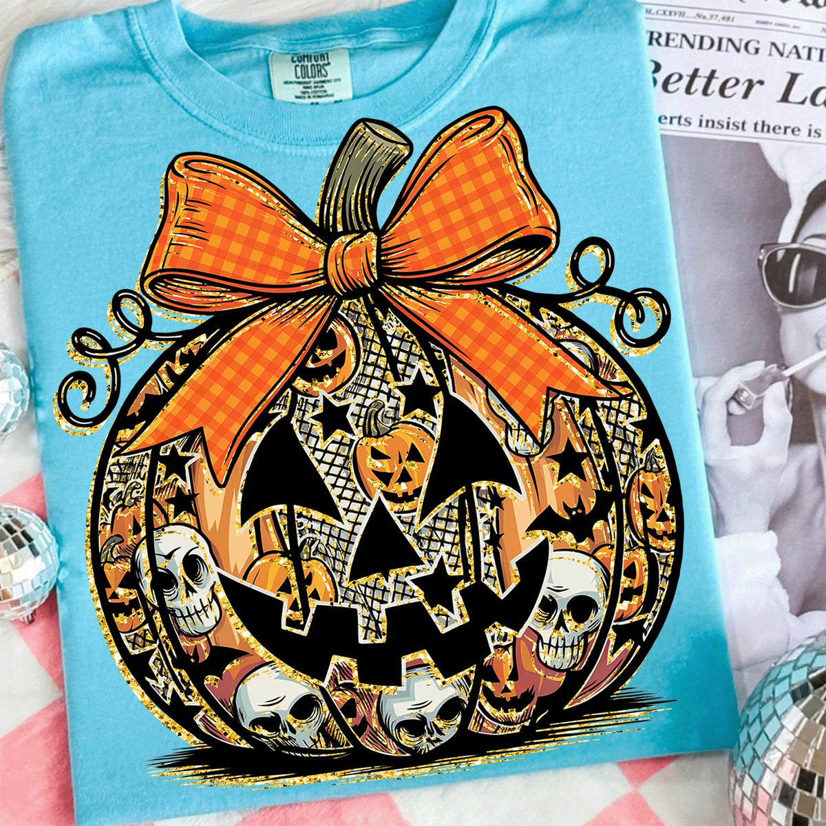 Coquette Pumpkin Bow