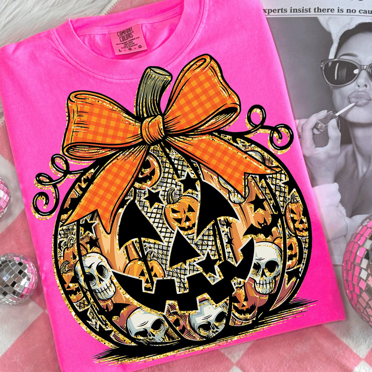 Coquette Pumpkin Bow